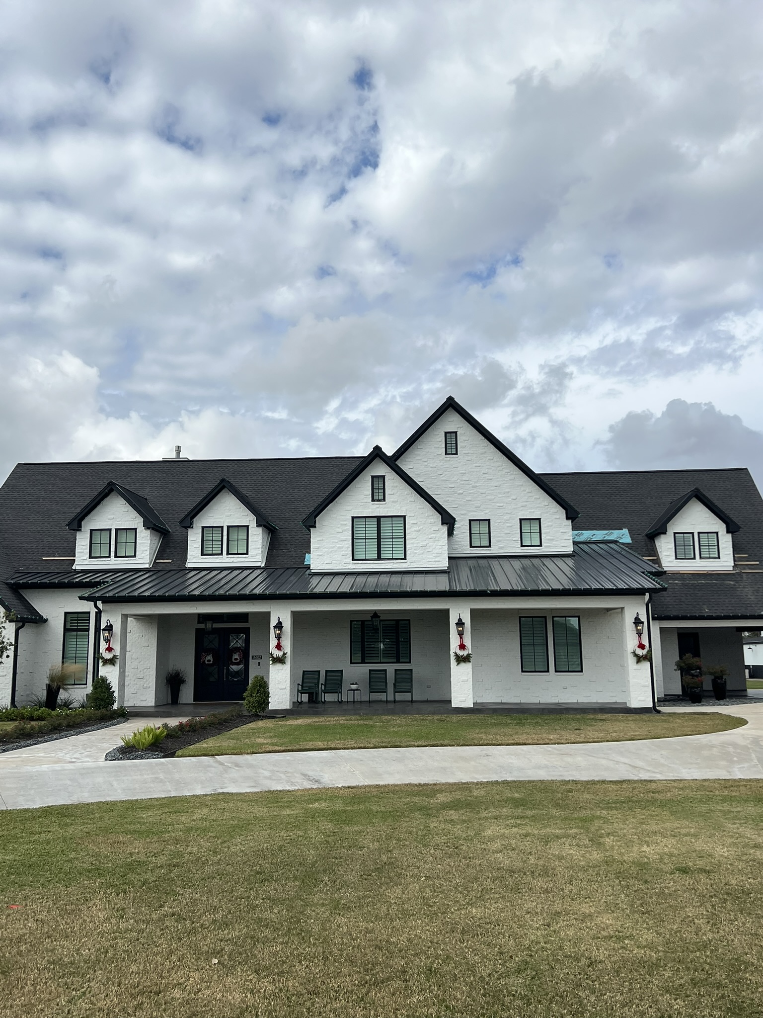 A residential shingle roof installed by Hawk Roofing